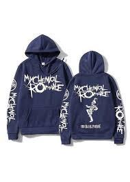 Custom Rock Band Graphic Hoodie | My Chemical Romance <b>Black</b> Parade Print | Autumn Men's Heavyweight Streetwear <b>Fleece</b> Pullover - Product Image 3