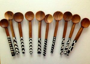 Cuchara de Madera con Logotipo Personalizado, Mango Largo, Utensilio de Cocina de Bambú Sostenible para Uso Doméstico y en Restaurantes - Product Image 5