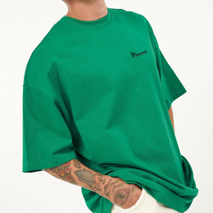 High Quality Clothes Bale Used Heavy Weight Solid Color Men Oversized Short Sleeve T-Shirts 100% Cotton/Polyester Breathable - Product Image 4