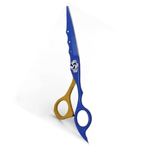 Ciseaux de barbier 3 en 1 de qualité supérieure, fabriqués à la main en acier inoxydable allemand, avec étui en cuir, outil de soin des cheveux, instruments de coiffure - Product Image 2