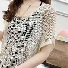 Women casual high quality 2026 street fashion o neck short sleeve tshirt summer knitted anti pilling customizable logo style <b>top</b> - Product Image 2