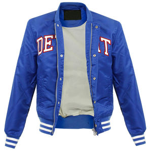Chaqueta Bomber Varsity para Hombre de Alta Calidad, Ligera y Transpirable, con Tela de Satén de Seda, Venta al Por Mayor, Personalizable, Invierno 2026 - Product Image 5