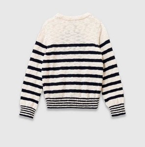 Pull en tricot respirant à motif graphique, col rond, pull chaud d'hiver - Haut décontracté en maille unie élégant pour femme - Product Image 6