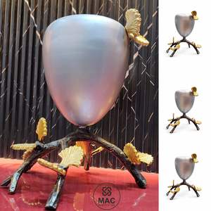 Jarrón de Mesa Moderno y Ligero de Latón para Decoración del Hogar, Pascua, Bodas, Eventos, Fiestas, Personalizable - Product Image 4