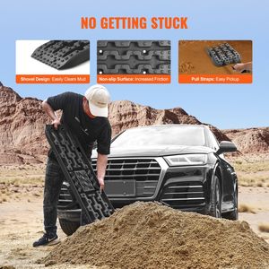 Tappetini di Trazione in Materiale PP da 10 TON per Veicoli/Auto/Pickup/SUV/Camper, Coppia di Tappetini per Trazione Pneumatici - Product Image 5