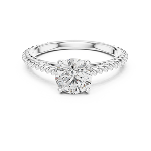 Anillo de Plata de Ley 925 con Moissanita de Alto Brillo - Product Image 1