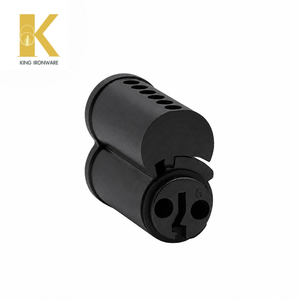 Cylindre de serrure SFIC à remplacement rapide, laiton noir mat, 6 goupilles, clé G, pour la sécurité des portes commerciales - Product Image 6