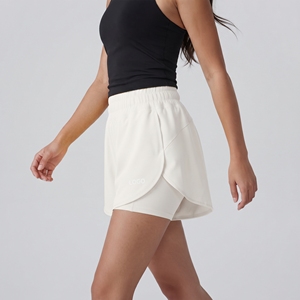 Shorts Deportivos Blancos de Alta Calidad para Mujer, Shorts Holgados para Gimnasio, Fitness, Yoga, Ejercicio, Ropa Deportiva Activa - Product Image 4