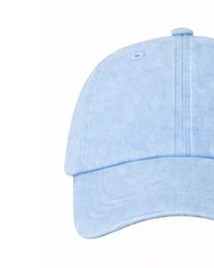 Gorra de Béisbol de Algodón Azul Claro, Lisa, Ajustable, Unisex, Deportiva, Informal, Transpirable, Cómoda, con Logotipo Personalizado, Premium - Product Image 4