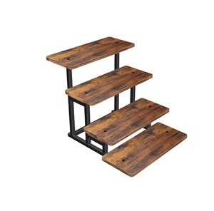 4 Tier Wooden Cupcake Stand for Cupcake Tiered Dessert Display Stand with Metal Frame for Party Wedding & Events In Best Price - Product Image 1