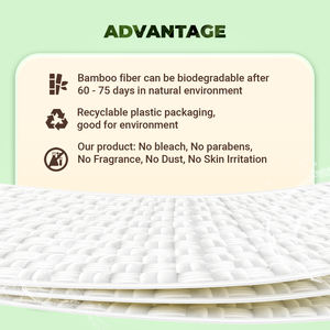 Toallitas Profesionales Anti-Acné para el Cuidado de la Piel Femenina, 100% Tela de Carbón de Bambú Directamente de Vietnam para Adultos - Product Image 5