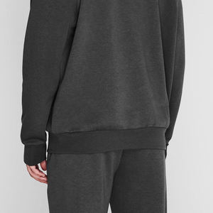 Men Plain Crewneck <b>Sweatshirt</b> with Minimalist Design Men Warm Fleece <b>Sweatshirt</b> for Outdoor Activities - Product Image 6