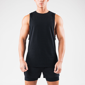 Ropa informal para gimnasio y fitness, camiseta deportiva para ejercicio, camisetas sin mangas, 100% poliéster, ropa informal de verano para hombre. - Product Image 1
