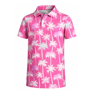 Polos de Golf Clásicos para Jóvenes, Corte Atlético, Tacto Suave, Material de Secado Rápido, para Golf al Aire Libre, Estilo Cómodo para el Día a Día - Product Image 1