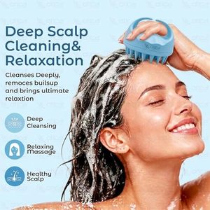 Cepillo para el Cabello, Cuidado del Cuero Cabelludo, Cerdas de Silicona, Redondo, Impermeable, Uso Doméstico, Salón de Belleza, Spa, Cuidado Personal, Otica SH-005 - Product Image 3