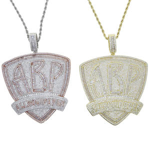 Luxury Hip Hop Jewelry Ice Out Zircon Big <b>Heart</b> Pendant Paved Bling Necklace for Men & Women Fashionable Rap Statement - Product Image 2