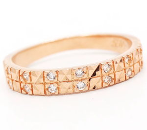 New Arrival Memoria Jewels 925 Solid Sterling Silver Rose Gold Plated Trendy Unisex <b>Ring</b> <b>Crystal</b> Gemstone Bezel Setting Party - Product Image 5