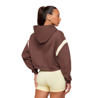 Sweat à capuche zippé color block coupe ample, veste pull personnalisable avec logo, streetwear automne-hiver