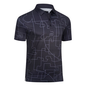 Camisas Polo para Hombre, Nueva Colección 2025, al por Mayor, con Bolsillo Personalizado, Estampado Digital con Patrón, Tela Jersey, Manga Corta, para Golf - Product Image 5