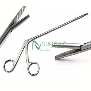 Micro-pinces durables pour le nettoyage des oreilles, instruments chirurgicaux ORL manuels en acier inoxydable, type alligator/crocodile - Product Image 4