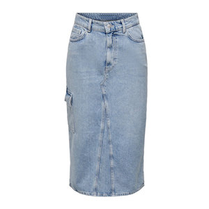 Regular Fit Midi Women Denim Skirts Available In Custom Color Custom Digital Printed Logo Women Denim Skirts - Product Image 2