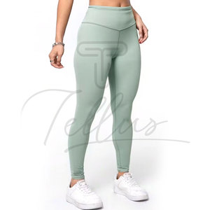 Leggings de Yoga para Mujer, Diseño OEM de Última Moda, Precio al por Mayor, Fabricación en Fábrica, Color Sólido, Alta Calidad, Transpirables - Product Image 3