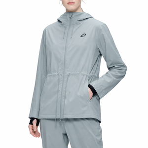 Veste coupe-vent unisexe légère en nylon, veste de fitness et ensemble court à capuche zippé imprimé, vêtements décontractés d'été pour hommes - Product Image 1