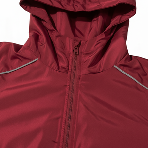 Ensemble coupe-vent homme, veste zippée et pantalon de jogging respirant, color block, polyester réfléchissant - Product Image 4