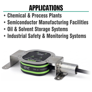 Sensore per il rilevamento di perdite di solventi organici e olio YHSM-A01-H |   Tutto in uno |   Nessun allarme falso in acqua |   Testato IP68 - Product Image 5