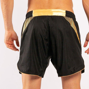 Nuevo 2024 Venta al por mayor de pantalones cortos de lucha impresos personalizados boxeador de los hombres pantalones cortos de boxeo mma ropa deportiva con su propio logotipo pantalones cortos MMA - Product Image 2
