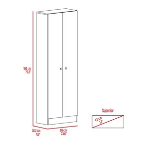 Armadio di Stoccaggio Virginia a Cinque Ripiani con Doppia Porta per Organizzazione del Garage - Product Image 2