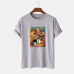 Camiseta Personalizada con Gráficos, de Alta Calidad, Cuello Redondo, para Hombre, Impresión Digital Frontal, Corte Regular, Secado Rápido, Color Sólido - Product Image 5