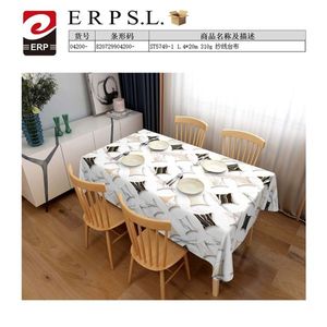 Mantel Moderno Estampado de 1.4*20M para Uso Doméstico, Mantel Tejido con Patrón Decorativo - Product Image 1