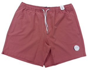 Shorts de bain pour garçons à séchage rapide 100% polyester avec poches, couleur unie - Product Image 1