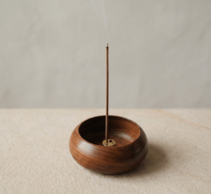 Support d'encens miniature en bois naturel et écologique, non parfumé, diffuseur d'aromathérapie portable pour le yoga, le bureau et les voyages - Product Image 2