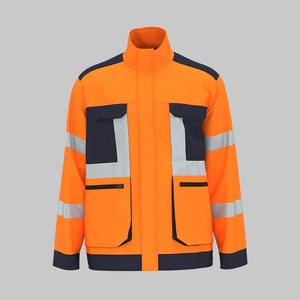 Chaqueta de seguridad de alta visibilidad, chaqueta softshell profesional, impermeable y reflectante para uso industrial. - Product Image 2