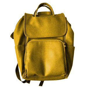 Mochila de Pañales de Cuero Genuino Personalizada, Moderna y Grande, con Cierre de Cremallera, Portátil para Uso Diario, Cuidado de Mamá y Bebé - Product Image 1
