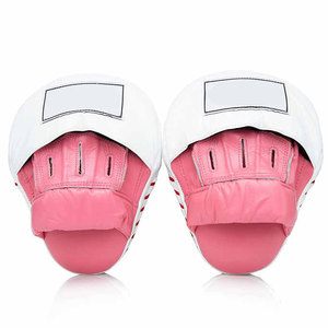 PU Leather made Curved <b>Focus</b> Mitts & <b>Pads</b> Breathable Universal OEM Customizable Kick Boxing MMA Punching <b>Focus</b> <b>Pad</b> for Sale - Product Image 4
