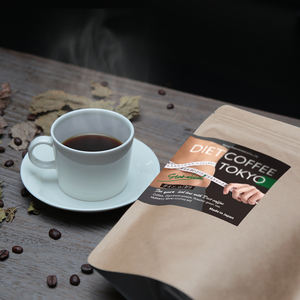 Granos de Café Tostado Intenso Arabica con Hierbas Adelgazantes Hoja de Morera 8.0g*15 Bolsas de Goteo de Primera Calidad Hecho en Aichi, Japón - Product Image 1