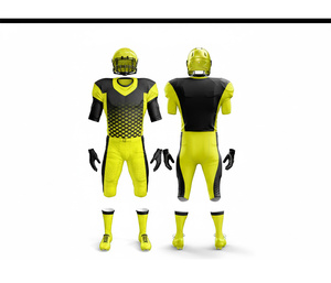 Uniformes d'équipe de football américain de haute qualité, maillots et pantalons personnalisés |   Tenue de football d'équipe |   Vêtements de sport en polyester respirant - Product Image 6