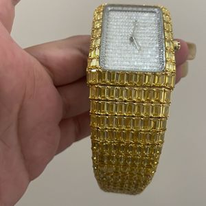 Reloj de Moda con Incrustaciones de Moissanita Cultivada en Laboratorio, Caja de Aleación de 40 mm, Estilo Antiguo para Negocios, Unisex, la Mejor Calidad, Precio al por Mayor - Product Image 4