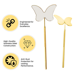 กระจกติดขนตาแบบพรีเมียม รุ่น Precision Butterfly สำหรับต่อขนตา ทำจากสแตนเลส อุปกรณ์เสริมความงาม กระจกต่อขนตาแบบสั่งทำพิเศษ - Product Image 5