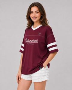 Custom Made Drop Shoulder Boxy Fit Women's T-Shirt 100% Cotton Regular Lightweight Breathable Quick Dry Solid Color <b>Appliques</b> - Product Image 4