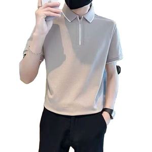 เสื้อยืดผู้ชายคุณภาพสูง สตรีทแวร์ 300GSM หนักพิเศษ พิมพ์ลายโลโก้ ทรงโอเวอร์ไซส์ ไหล่ตก หรูหรา - Product Image 2