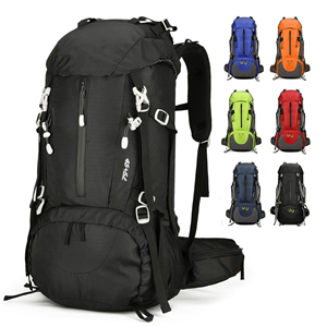 Waterproof Internal Frame Hard Shell Hiking <b>Backpack</b> with Adjustable Shoulder Straps Large Capacity for Camping & Outdoor Sports - Product Image 2