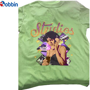 Camiseta de Verano de Manga Corta para Mujer, Divertida, con Dibujos Animados, 100% Algodón Orgánico, Talla Grande, Transpirable - Product Image 6