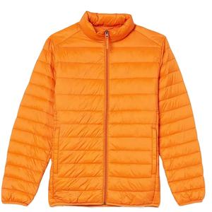 Breathable Customized Material Logo <b>Men</b> High Quality Puffer <b>Jacket</b> <b>Men</b> Down Puffer <b>Jacket</b> in Orange Color - Product Image 4