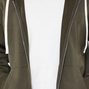 Sweat à capuche zippé pour homme, surdimensionné, de haute qualité, style vintage, effet délavé soleil et usé, délavé à l'acide - Product Image 6