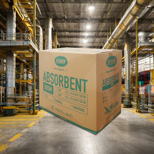 แผ่นดูดซับน้ำมันและสารเคมีขนาดเล็ก Universal Absorbent Small Boom 400 สำหรับการควบคุมการรั่วไหลในอุตสาหกรรม ผู้จัดจำหน่ายแผ่นดูดซับน้ำมัน - Product Image 1