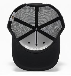 Tpu Trucker Cap Black Mesh Adjustable 6-Panel Casual Hat Unisex Adult Cartoon <b>Dog</b> Logo Front Panel Bulk Quantity - Product Image 5